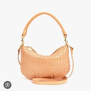NEW Clare V Petit Moyen Messenger in Bisque